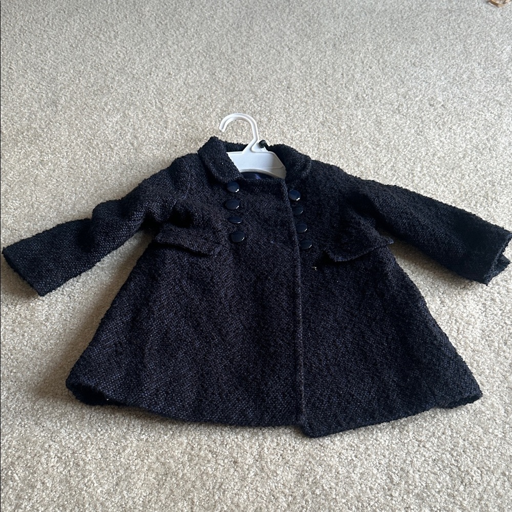 Classic Black / Navy Kids Coat 18-24 M